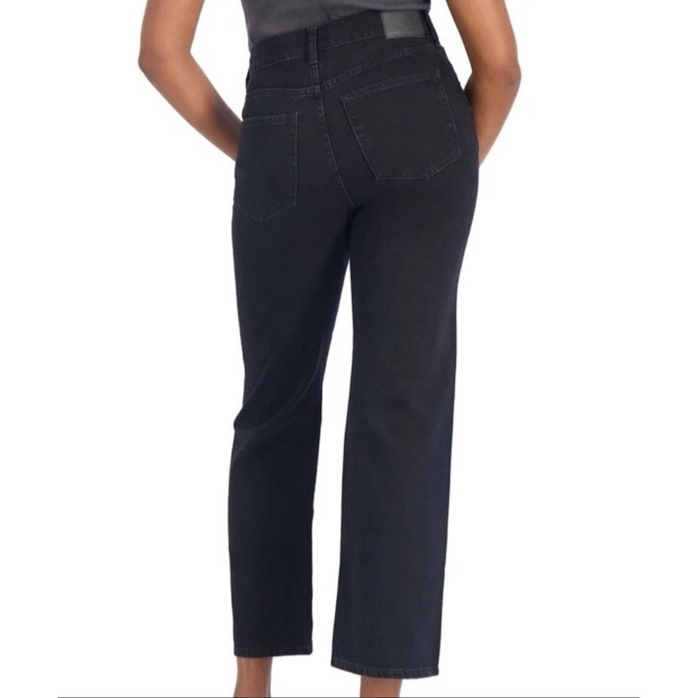 Aeropostale Jeans Womens Baggy Black High Waist Size 14R NEW - Picture 2 of 16